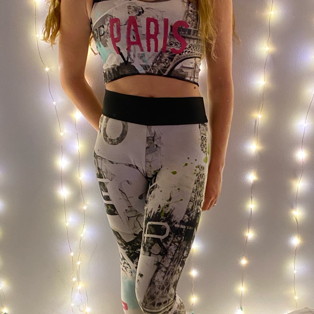 SUGAR LULU PARIS ADDITION CROP & LEGGINGS